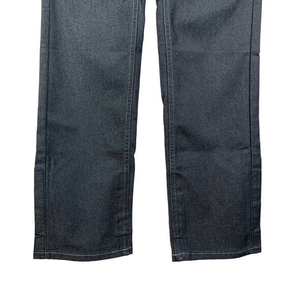 McDonalds Uniform Black Pants Jeans Style Adjustable Length Women’s 2 - Picture 3 of 9